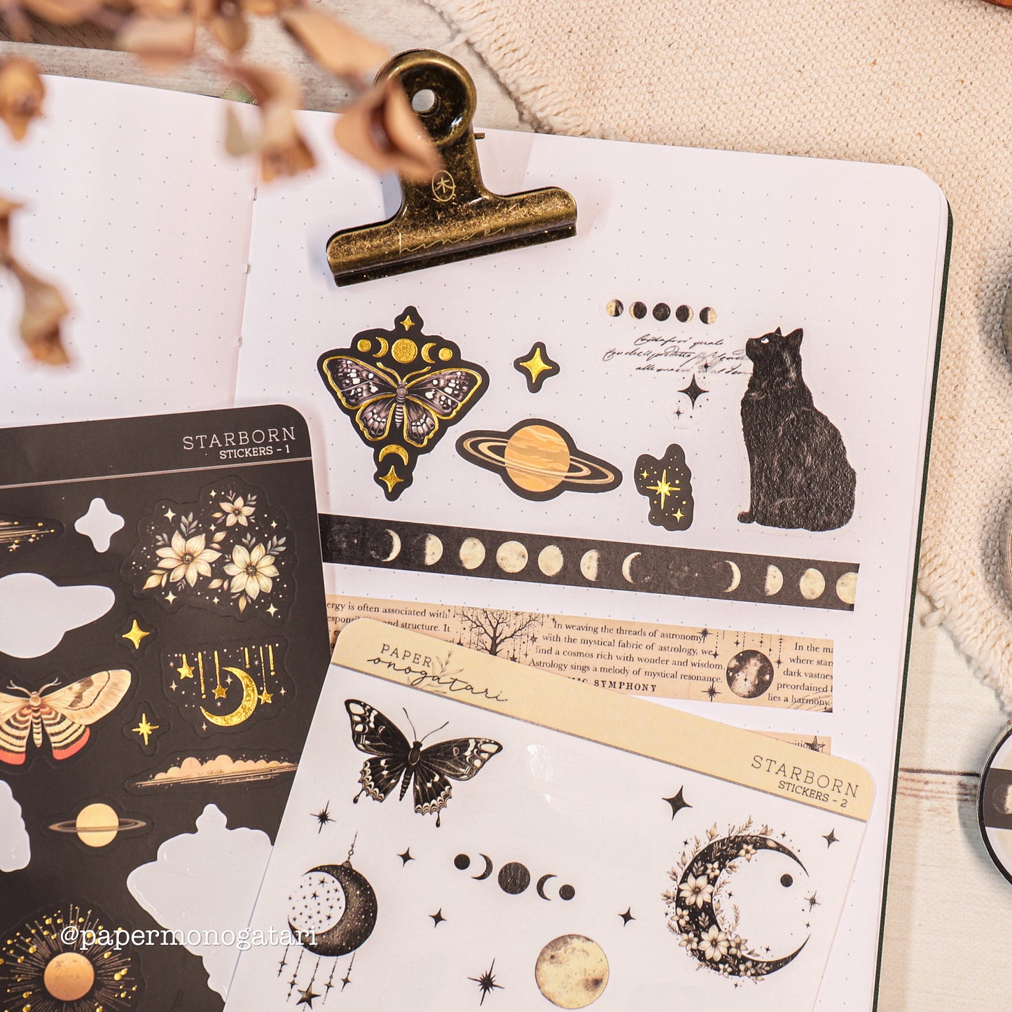 Celestial Washi Stickers - Starborn #2