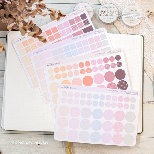 Summer Everyday Dot & Square Stickers