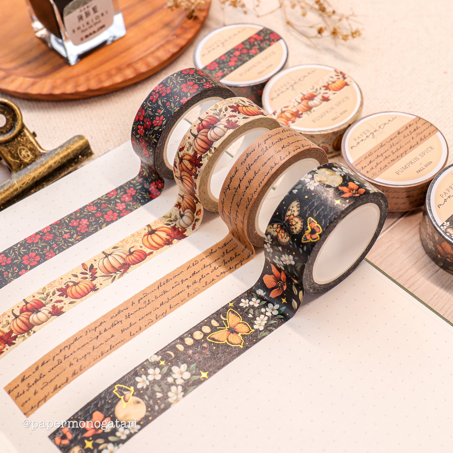 Pumpkin Spice Washi Tape Set
