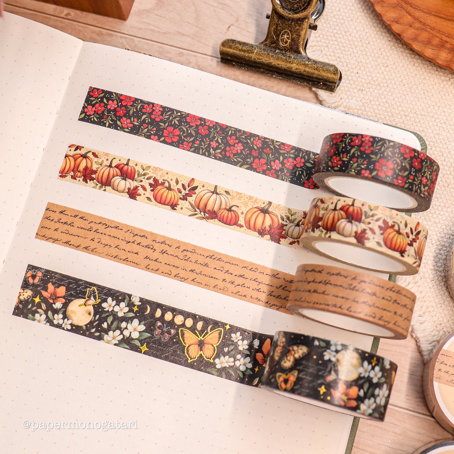 Pumpkin Spice Washi Tape Set