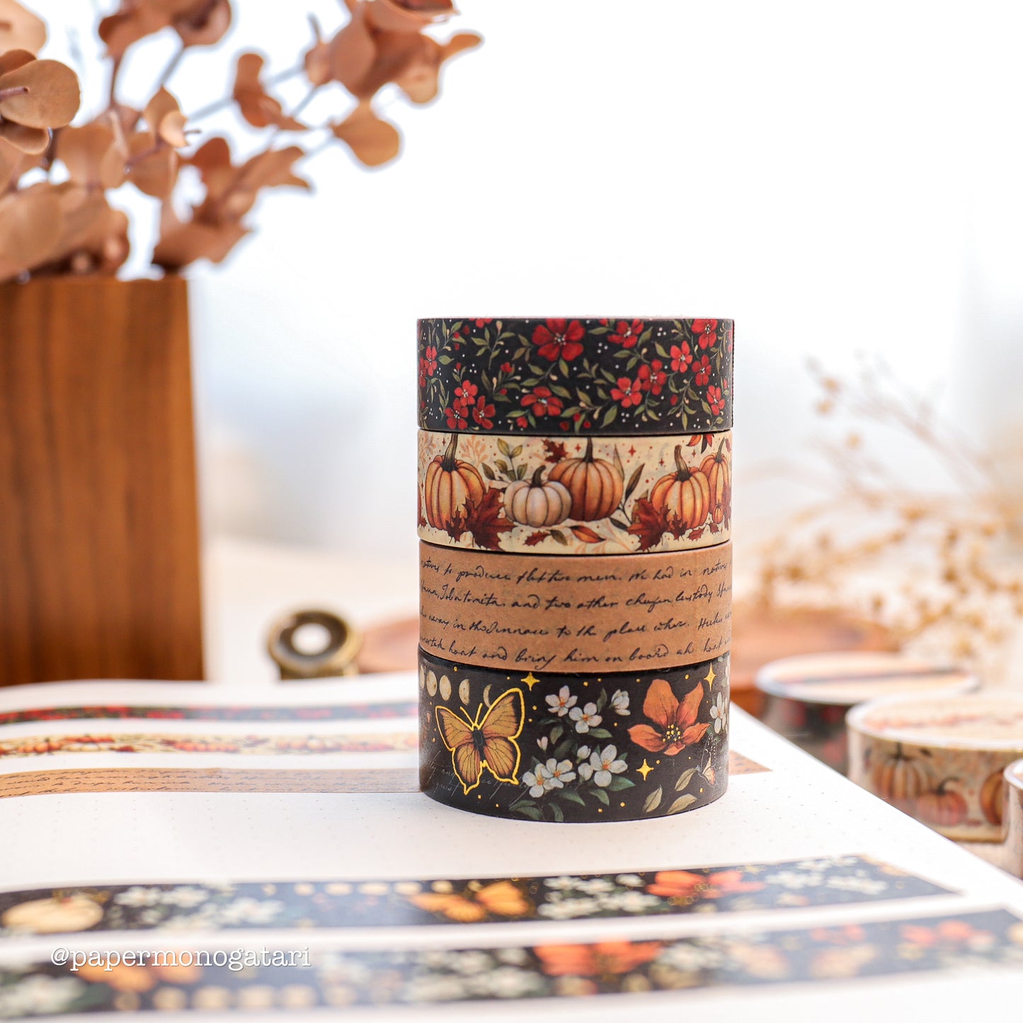 Pumpkin Spice Washi Tape Set