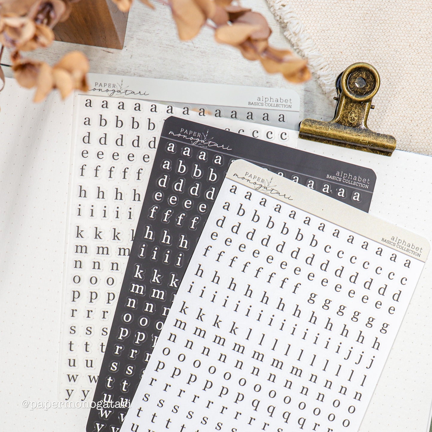 Alphabet Stickers