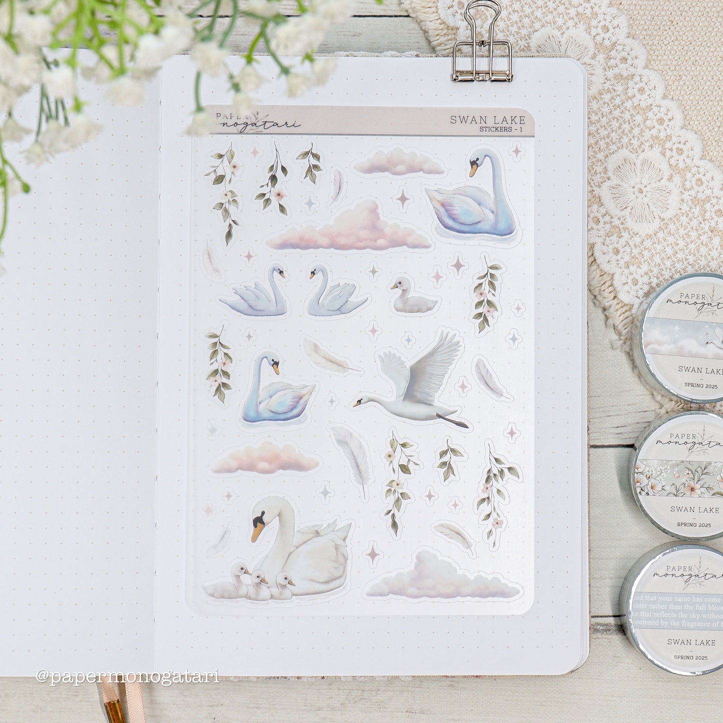 Swan Lake Sticker Sheet #1