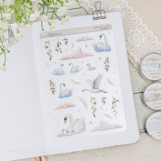 Swan Lake Sticker Sheet #1