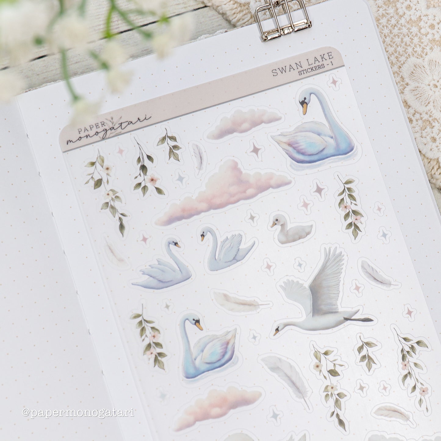 Swan Lake Sticker Sheet #1