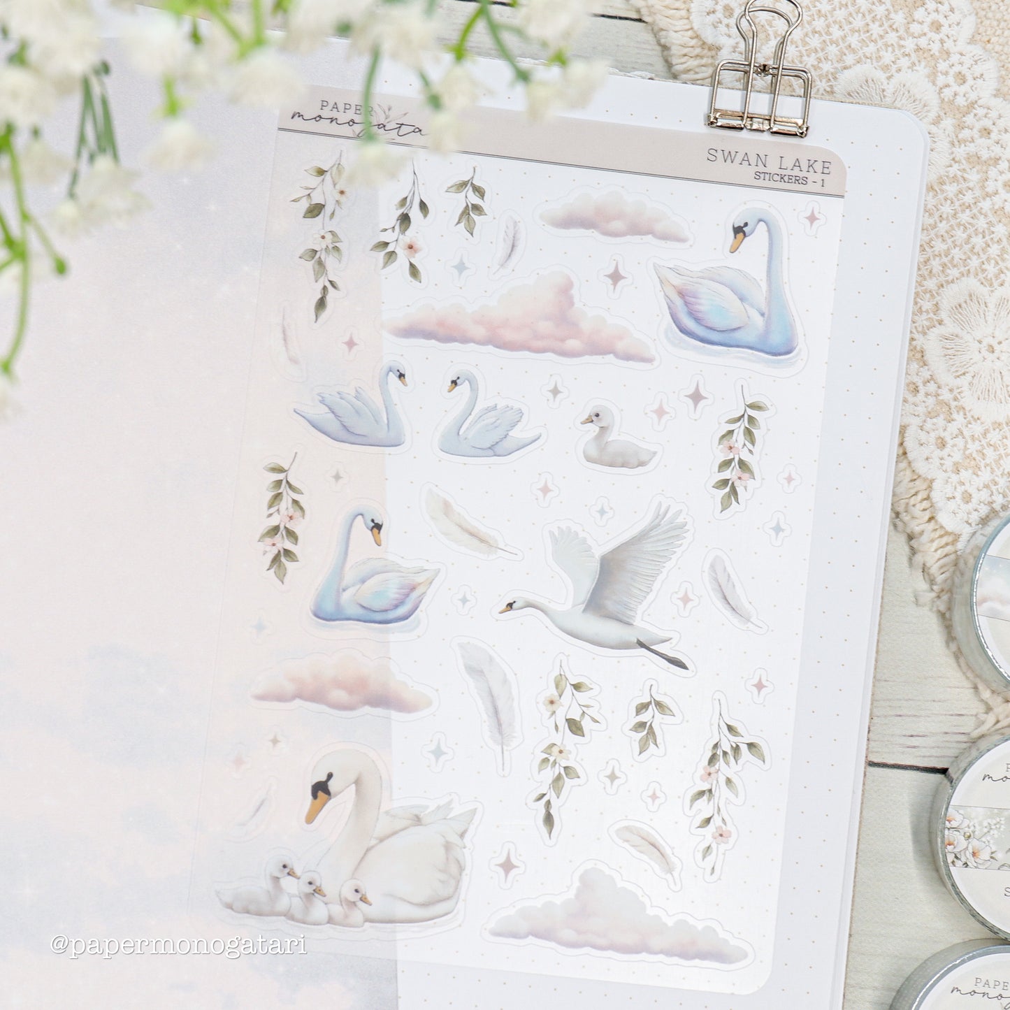 Swan Lake Sticker Sheet #1