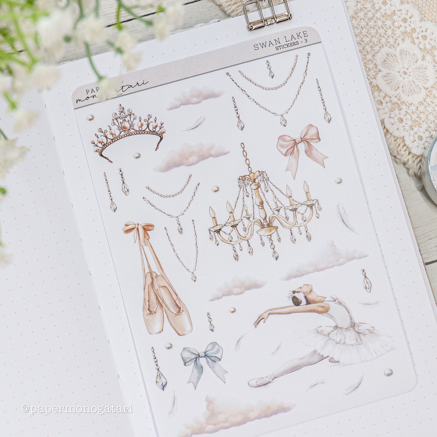 Swan Lake Sticker Sheet #3