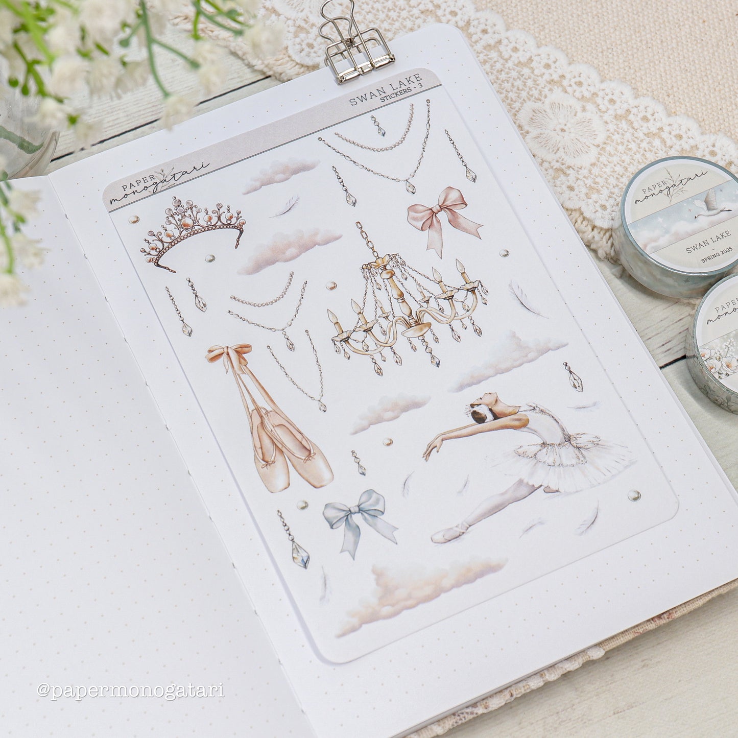 Swan Lake Sticker Sheet #3