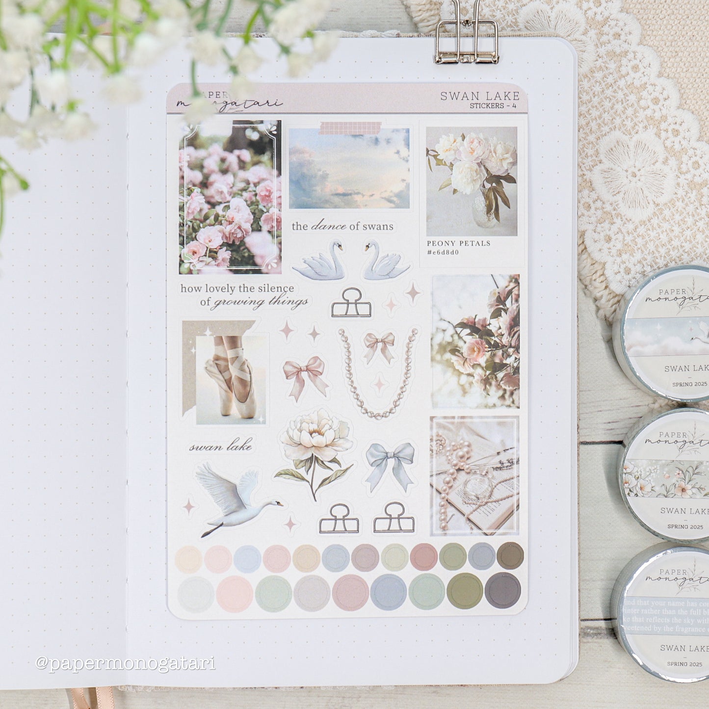 Swan Lake Sticker Sheet #4