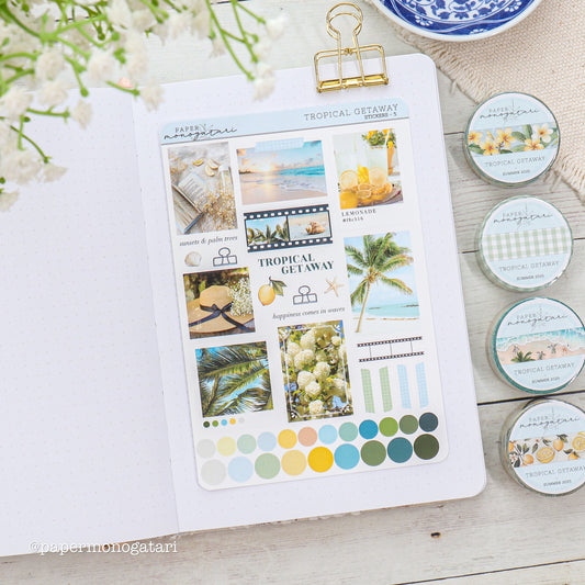 Tropical Getaway Sticker Sheet #5