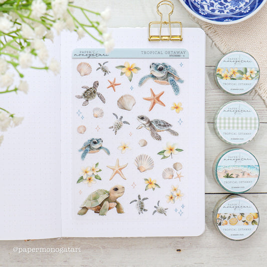 Tropical Getaway Sticker Sheet #4