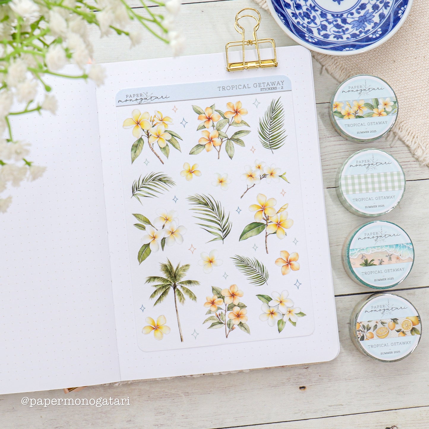 Tropical Getaway Sticker Sheet #2
