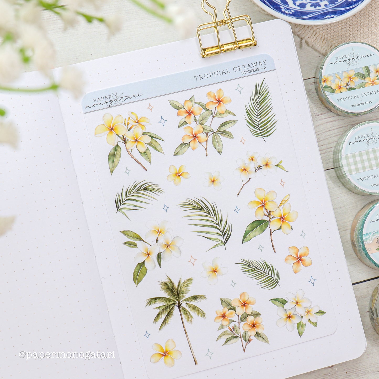 Tropical Getaway Sticker Sheet #2