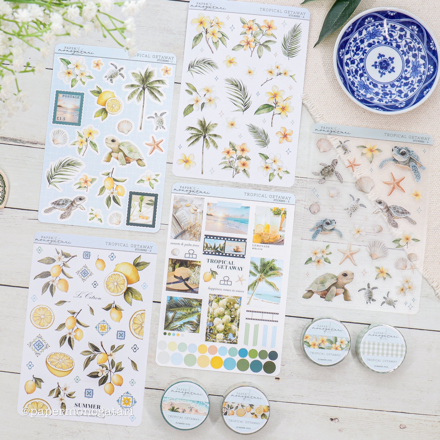 Tropical Getaway Collection Box