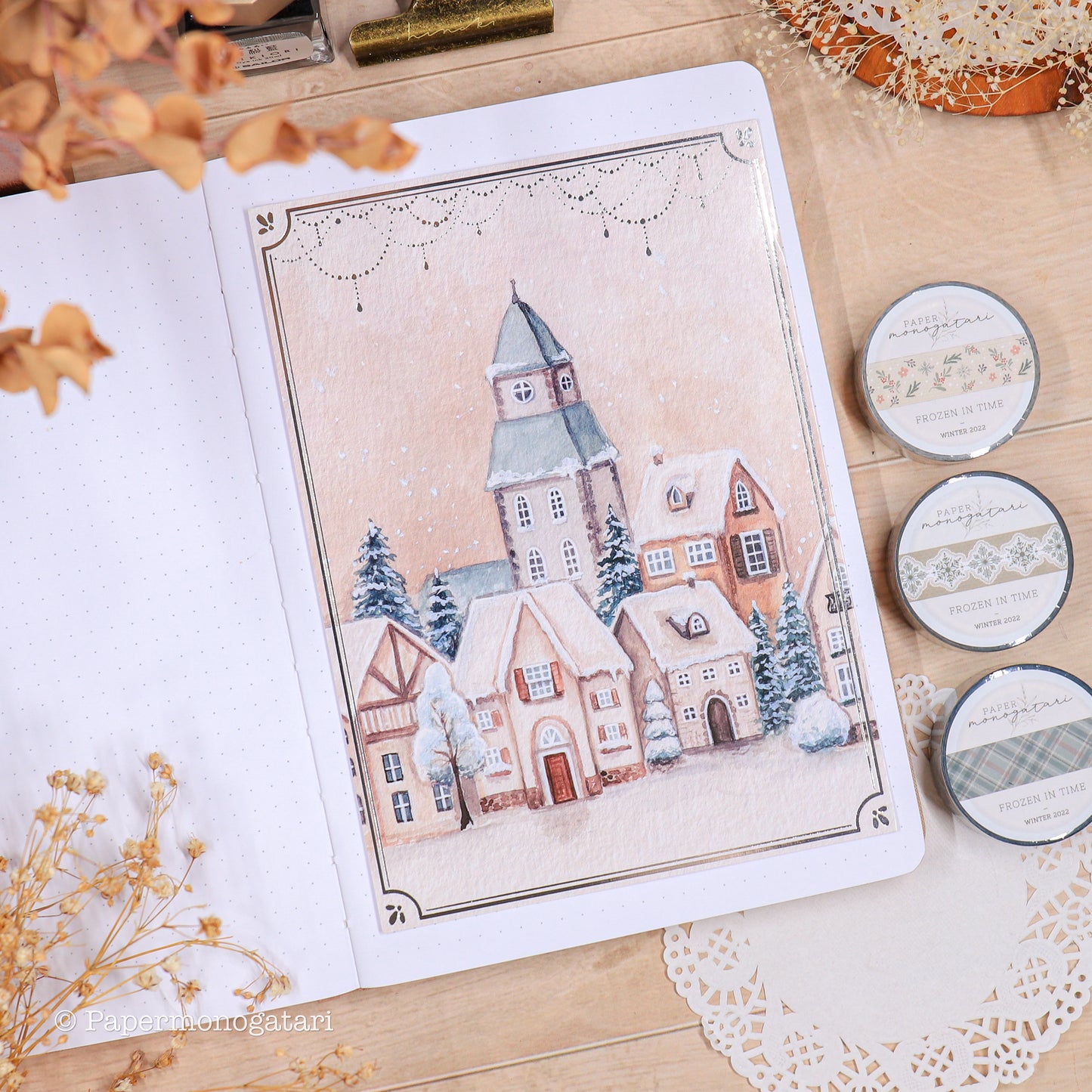 Frozen In Time Foiled Paper Cards