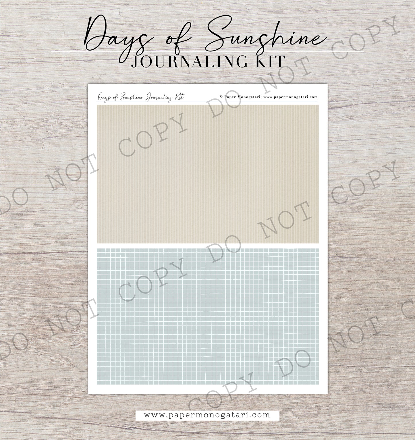 Days of Sunshine | Digital Journaling Kit