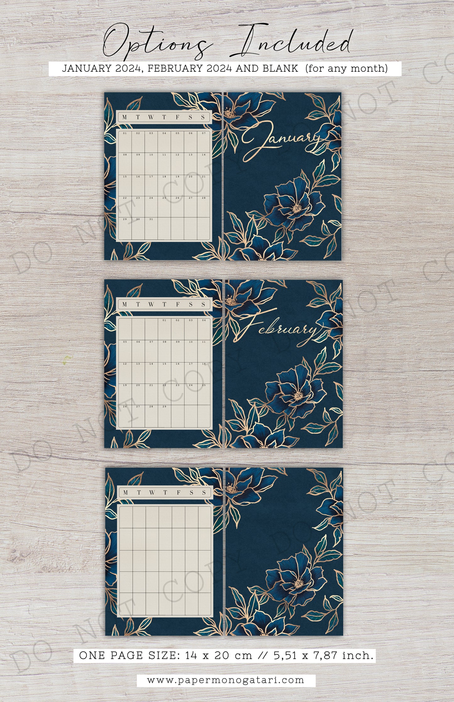 Frozen Florals (2024) | Digital Bullet Journal Theme