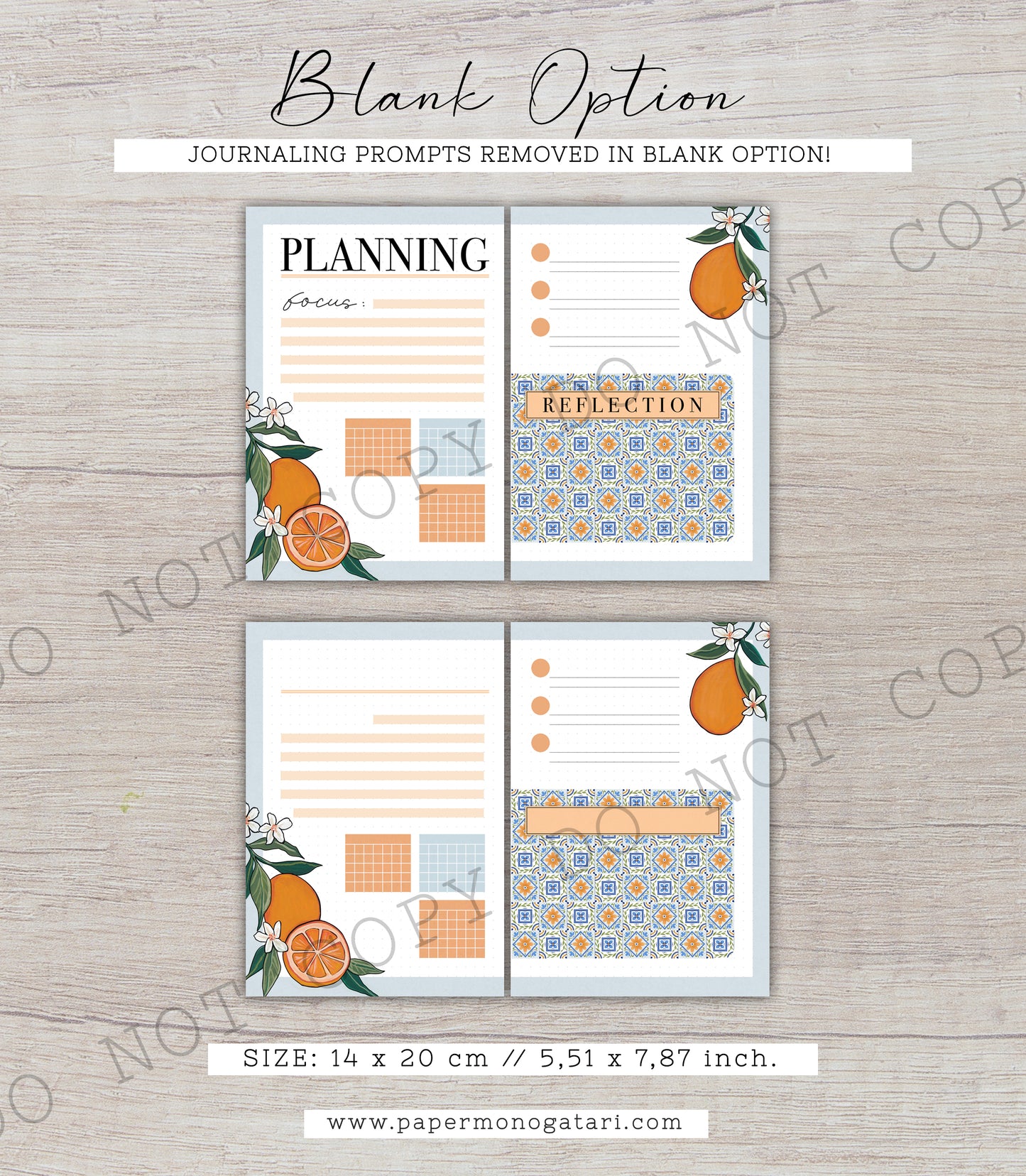 Hello Sunshine | Digital Bullet Journal Theme (Undated: Jul, Aug + Blank)