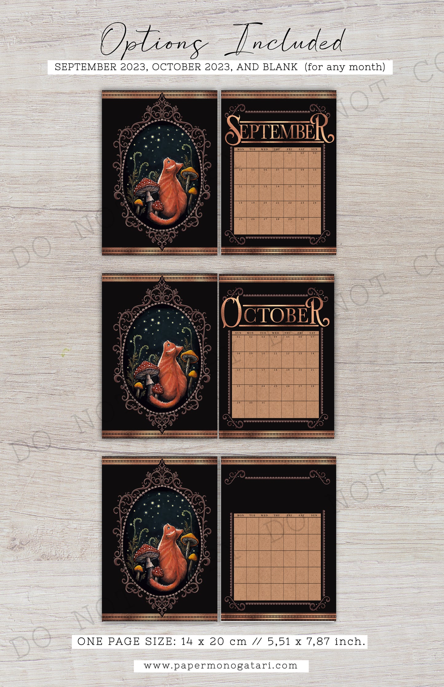 Tales Of Autumn Winds | Digital Bullet Journal Theme