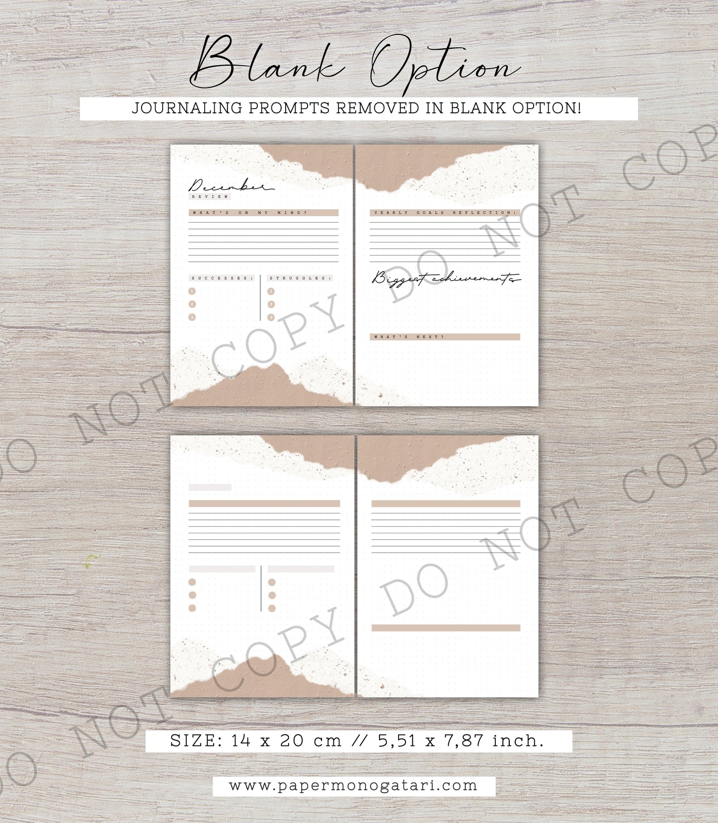 Winter Village | Digital Bullet Journal Theme (Undated: Dec, Jan + Blank)