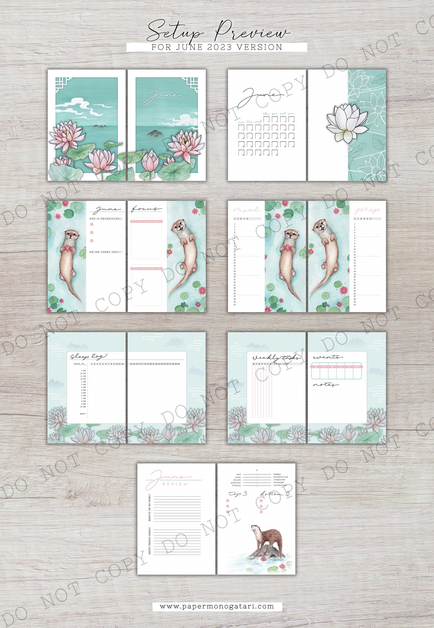 The Zen Garden | Digital Bullet Journal Theme