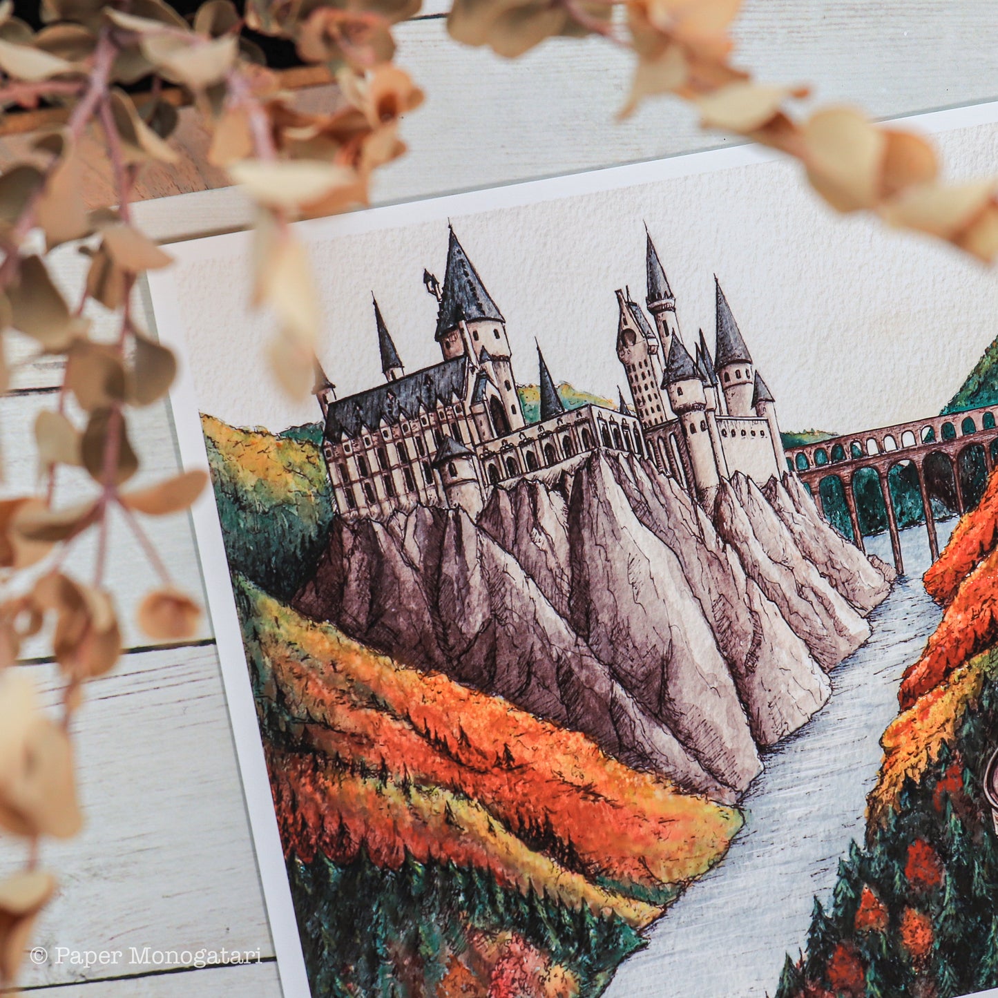 'Castle On The Hill'- Art Print