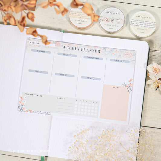 Weekly Planner Note Pad