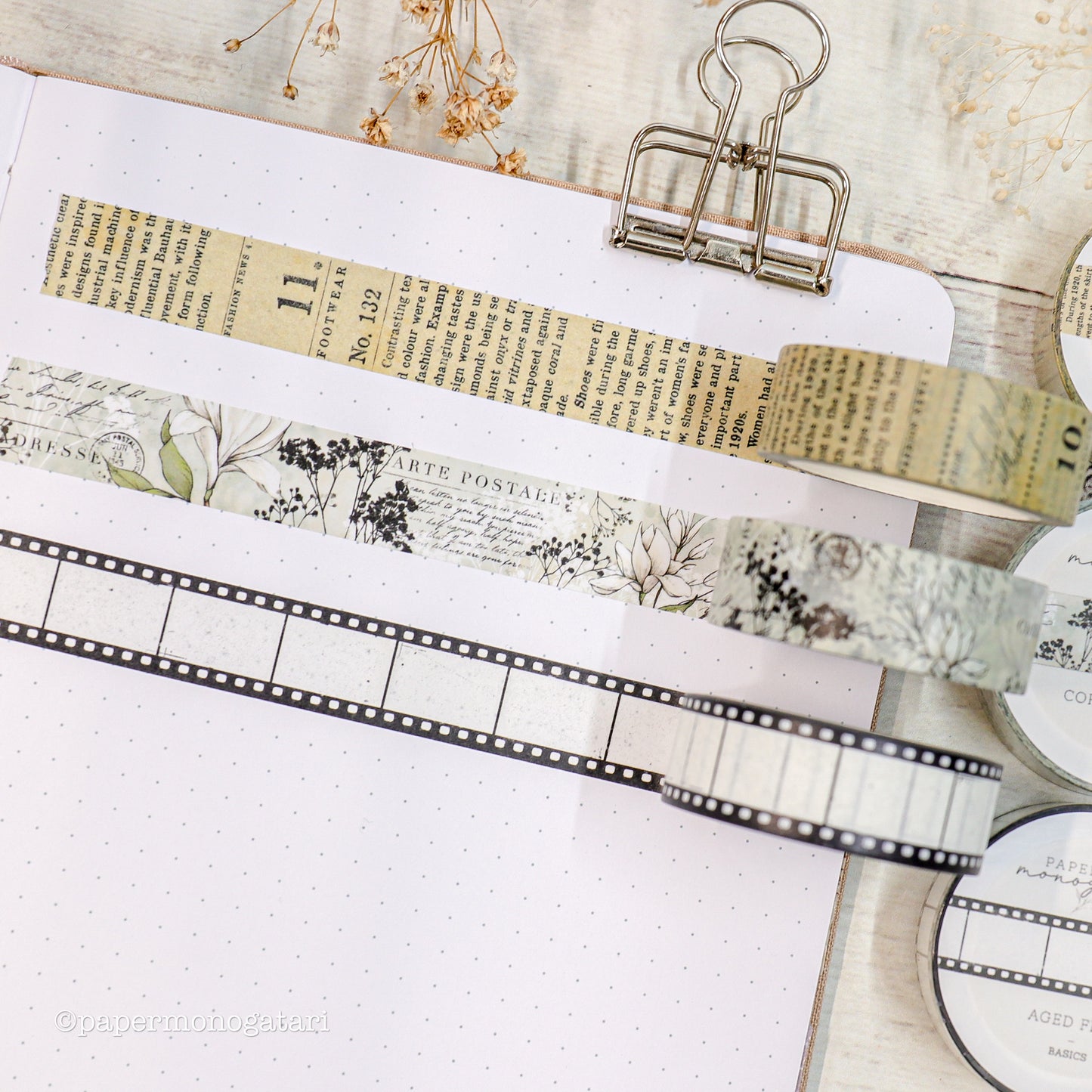 Neutrals No. 3 Washi Tape Set