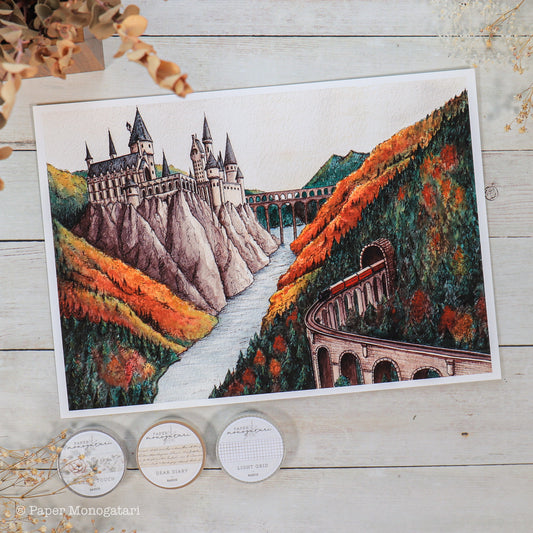 'Castle On The Hill'- Art Print