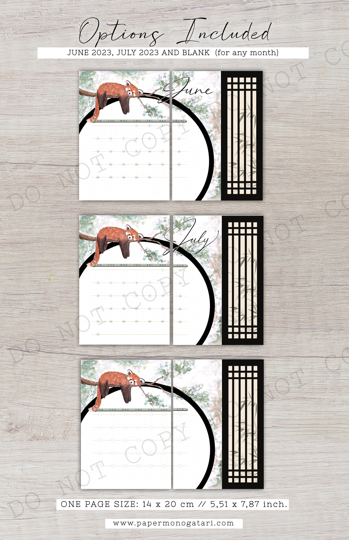 Panda Valley | Digital Bullet Journal Theme