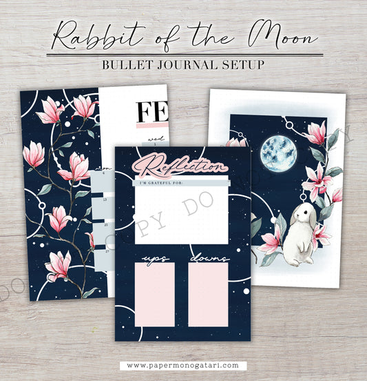 Rabbit of the Moon (2024) | Digital Bullet Journal Theme