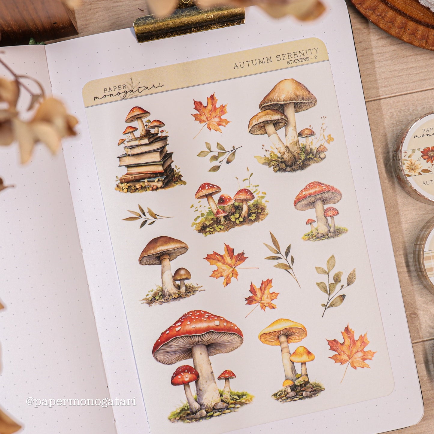 Autumn Serenity Sticker Sheet #2