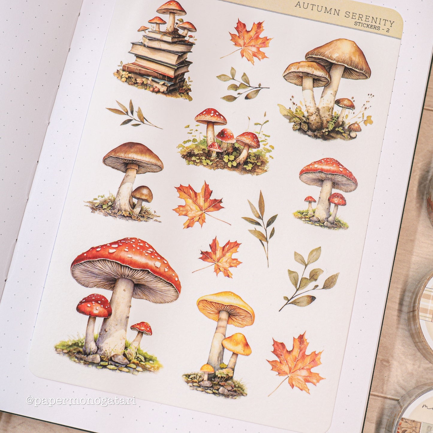 Autumn Serenity Sticker Sheet #2