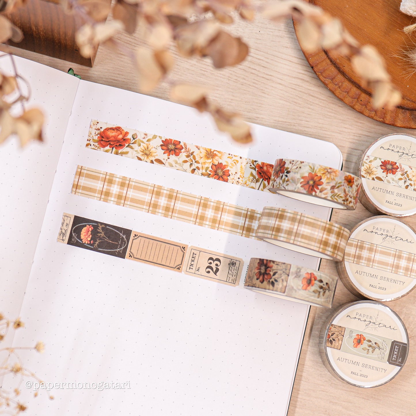 Autumn Serenity Washi Tape Set