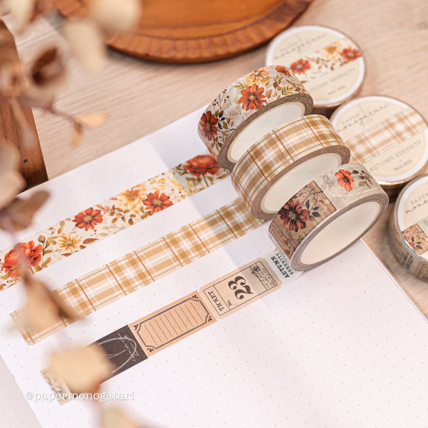 Autumn Serenity Washi Tape Set