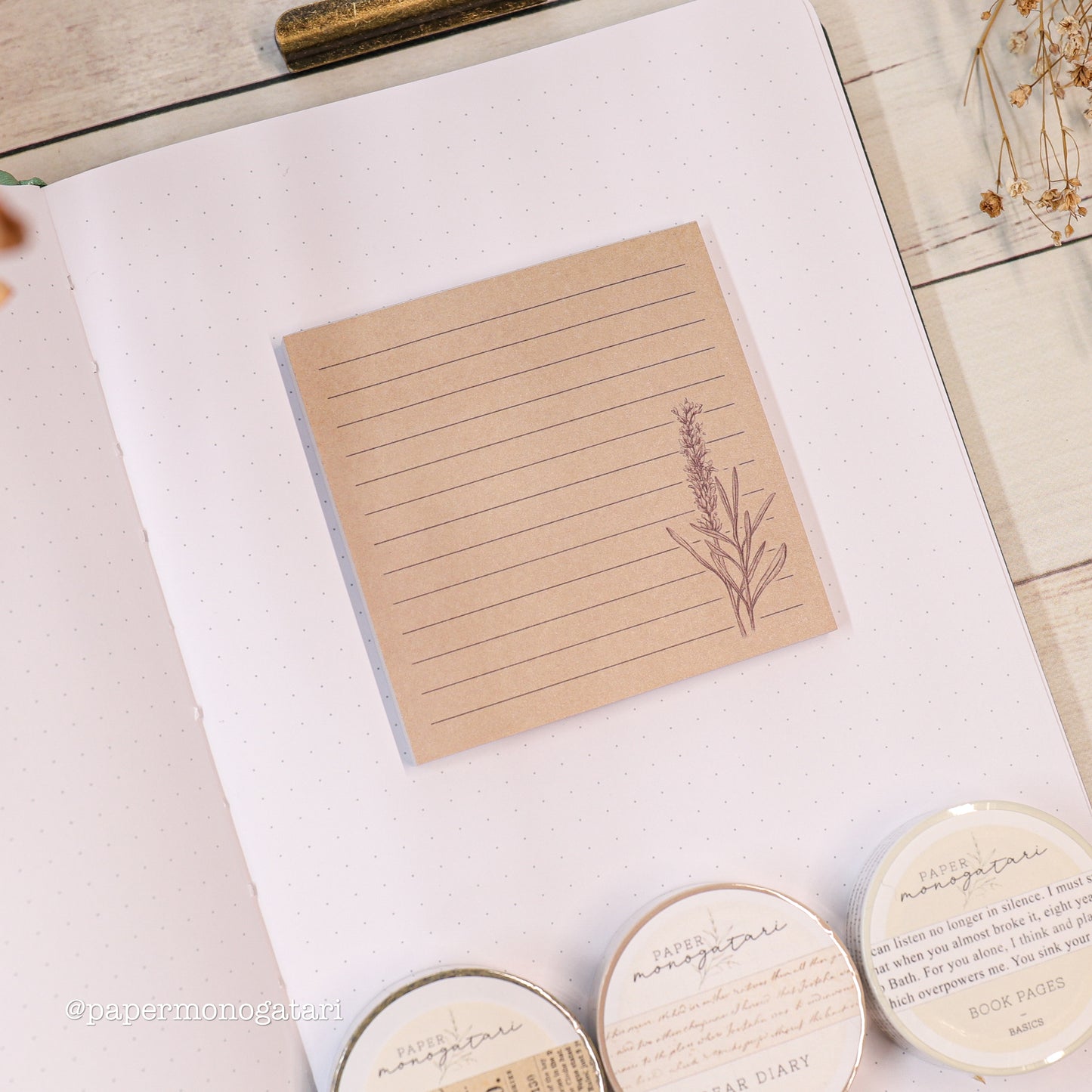 Lavandula Memo Note Pad