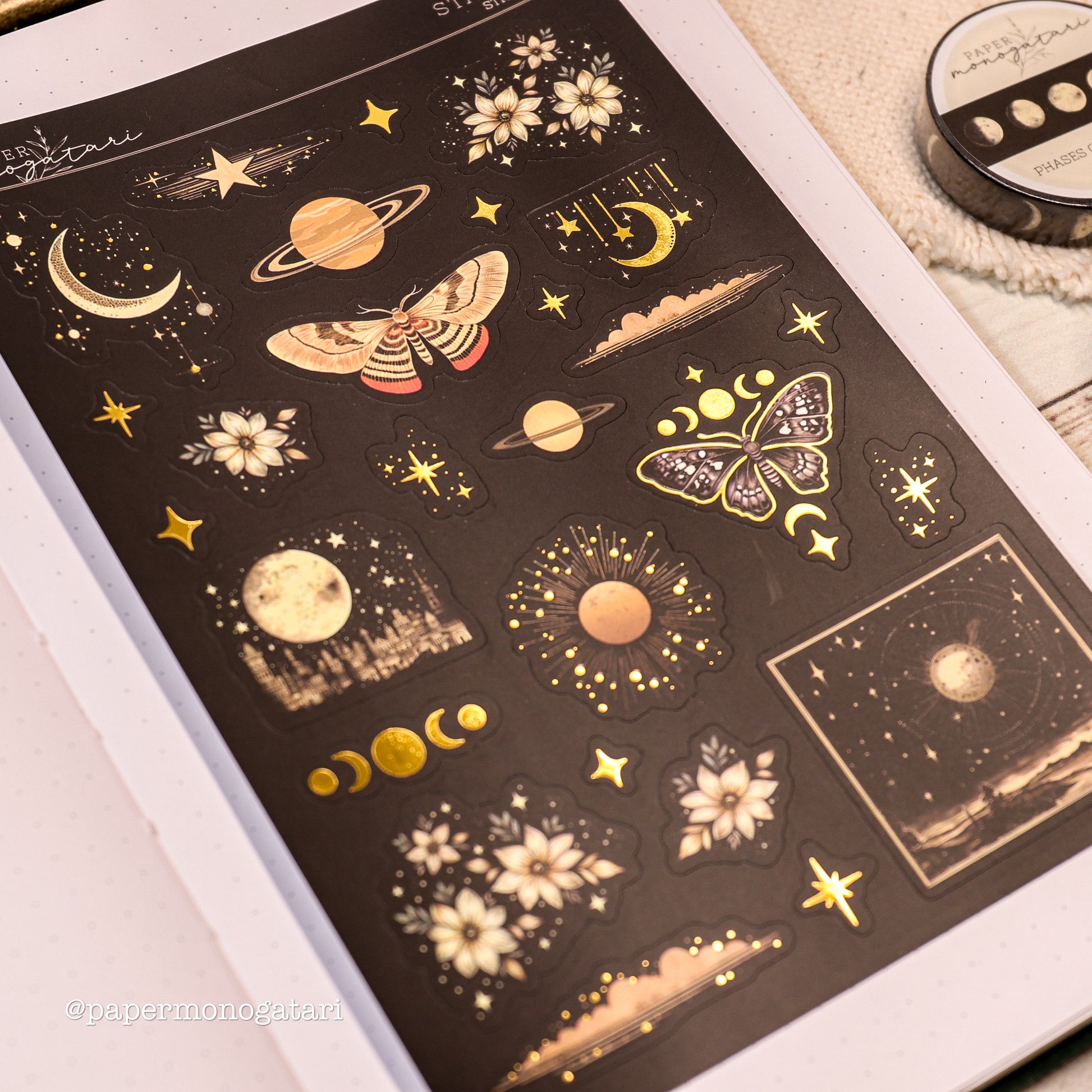 Foiled Celestial Stickers - Starborn #1 – Paper Monogatari