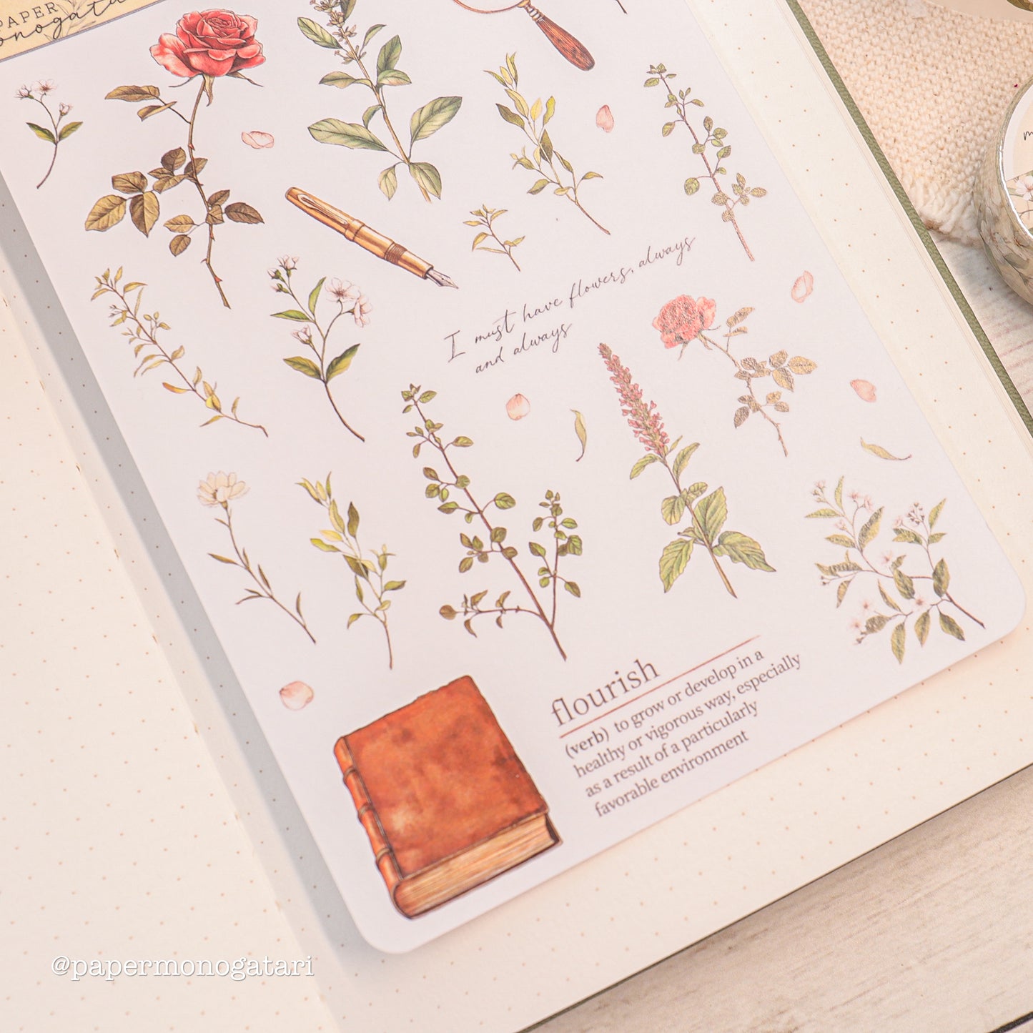 Botanical Stickers - Botanist's Diary #1