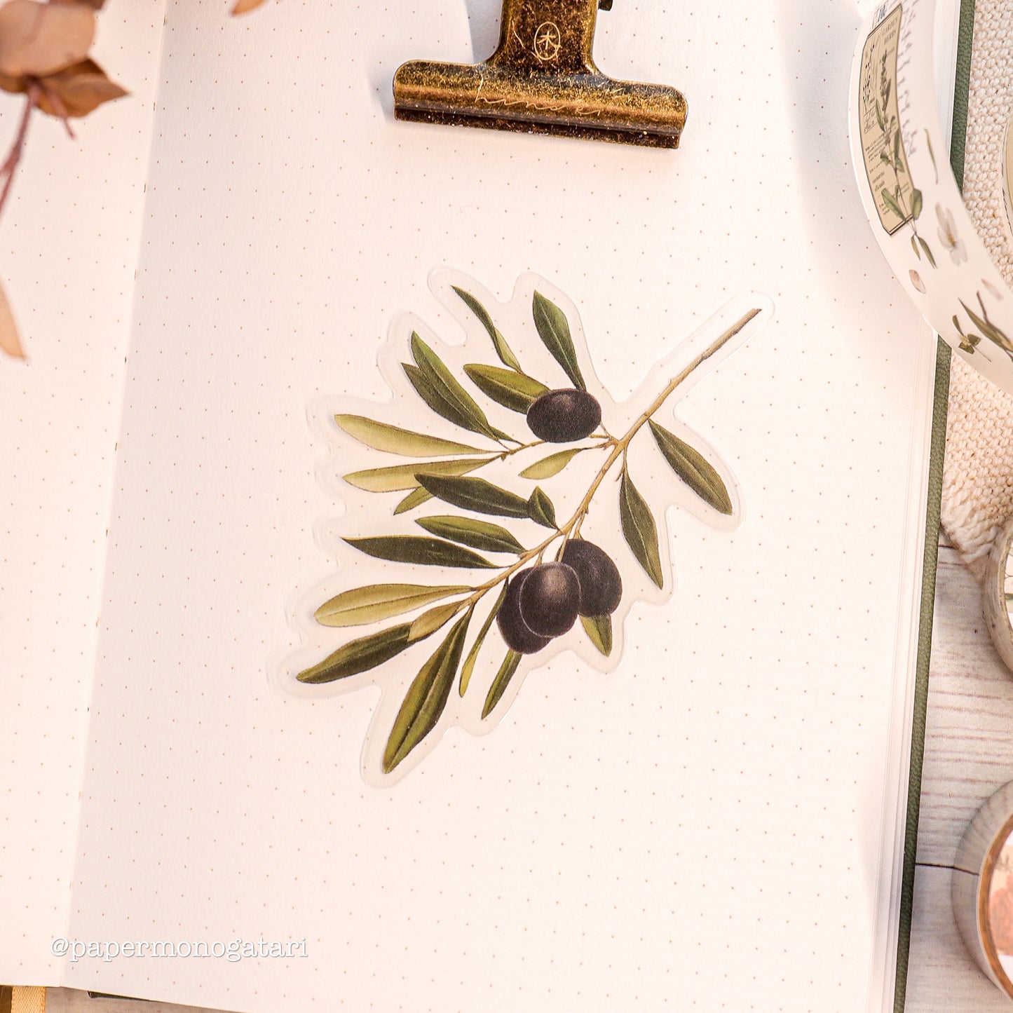 Botanist's Diary Clear Botanical Stickers