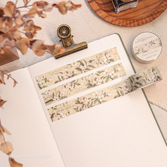 Botanist's Diary 'Made To Bloom'- Washi Tape