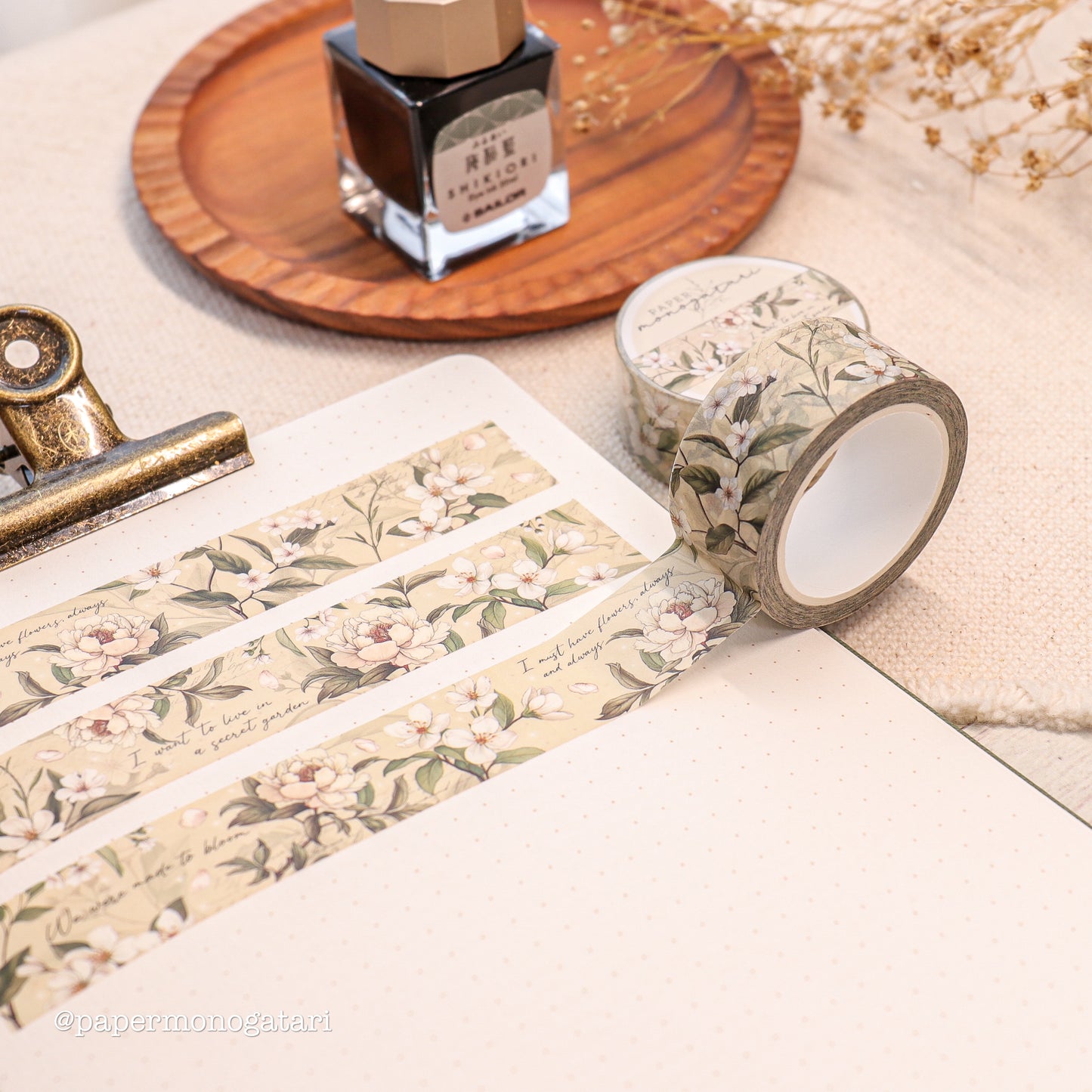 Botanist's Diary 'Made To Bloom'- Washi Tape