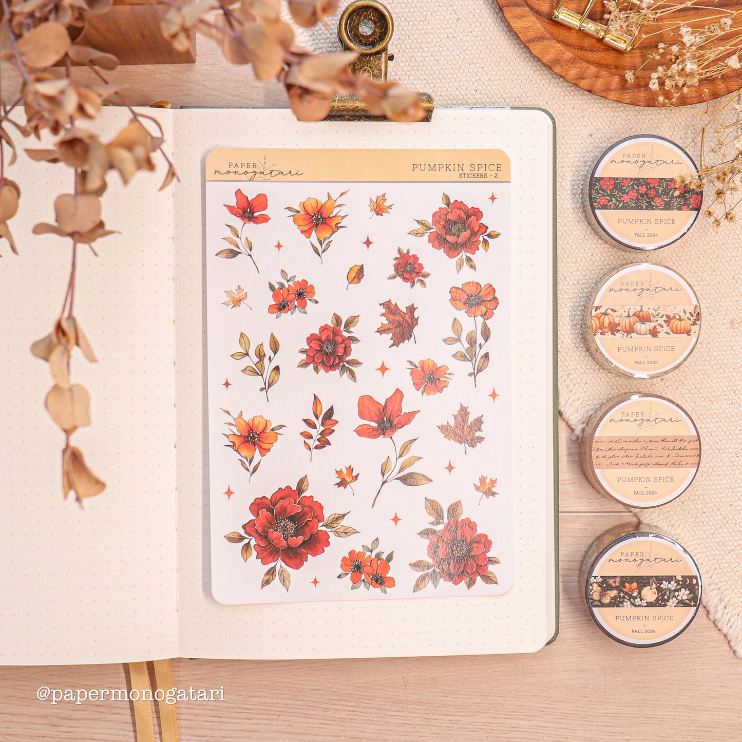 Pumpkin Spice Sticker Sheet #2