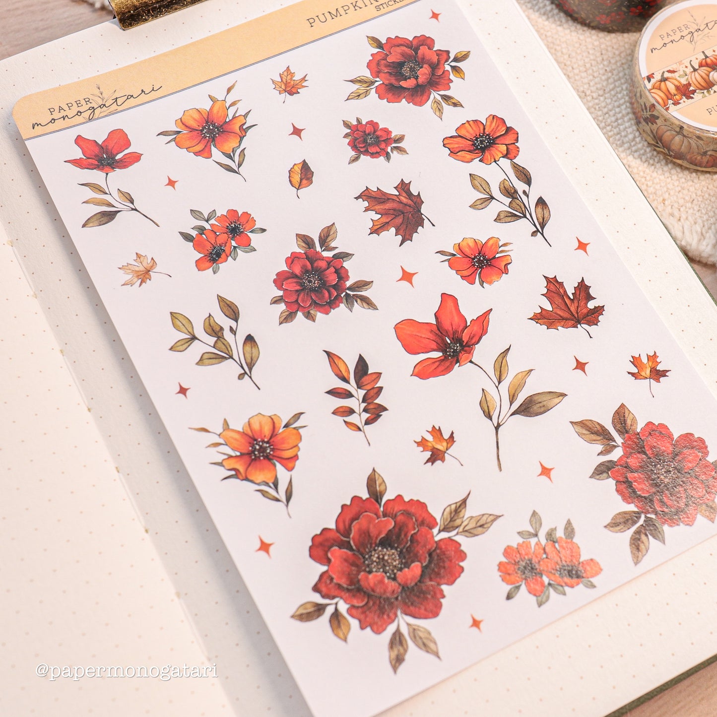 Pumpkin Spice Sticker Sheet #2