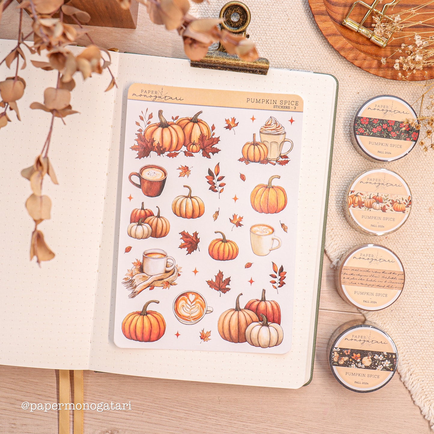 Pumpkin Spice Sticker Sheet #3