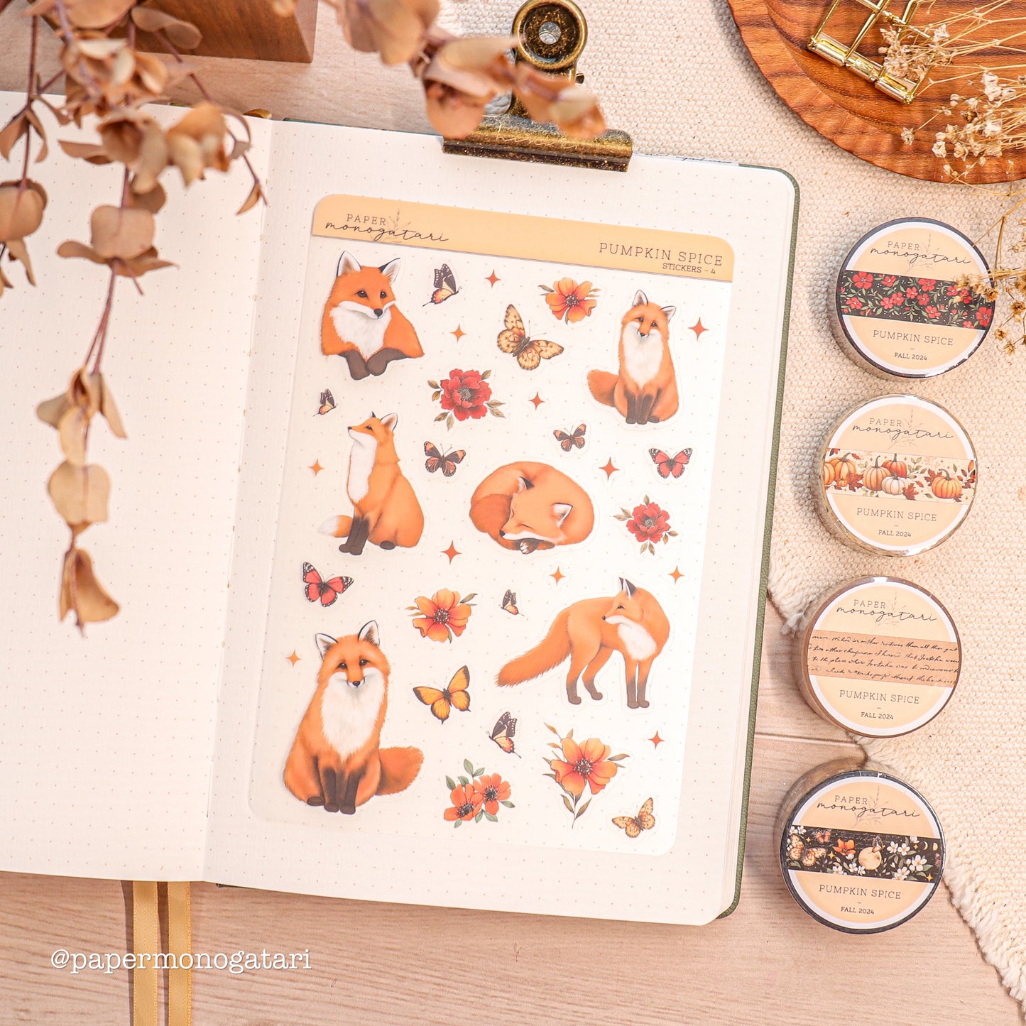 Pumpkin Spice Sticker Sheet #4