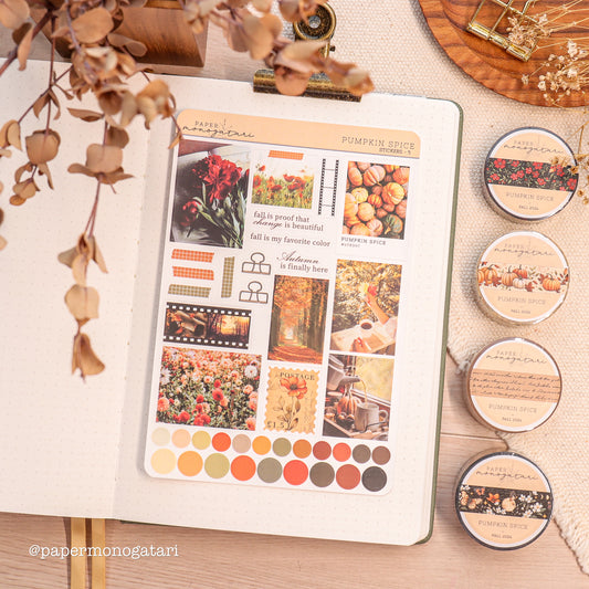 Pumpkin Spice Sticker Sheet #5