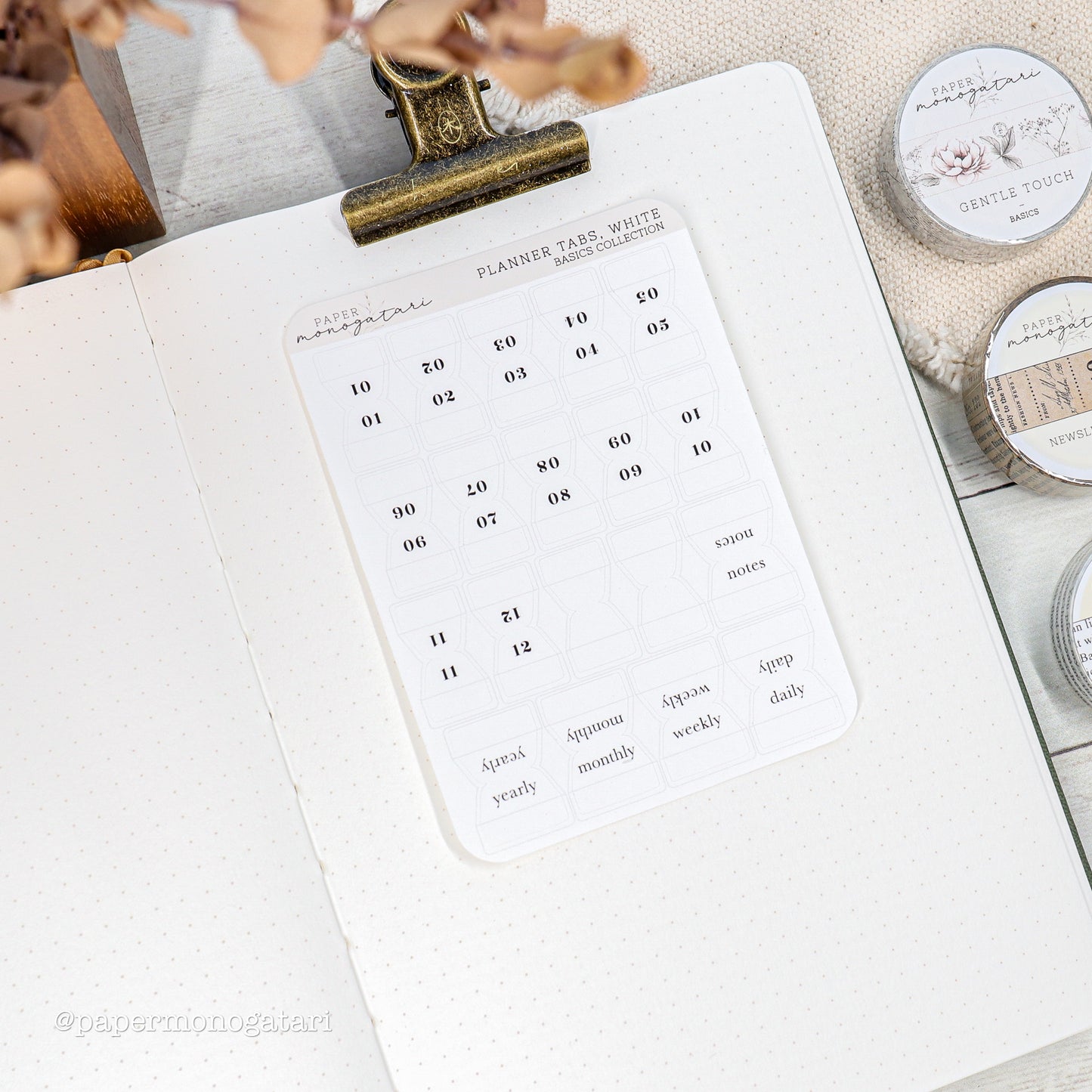 Planner Tab Stickers