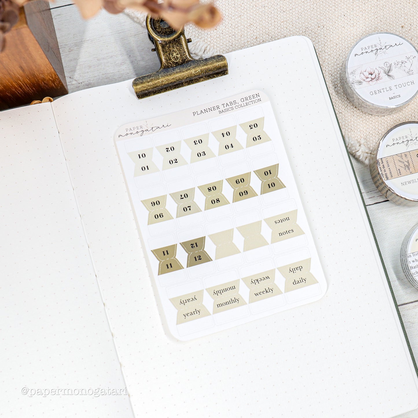 Planner Tab Stickers