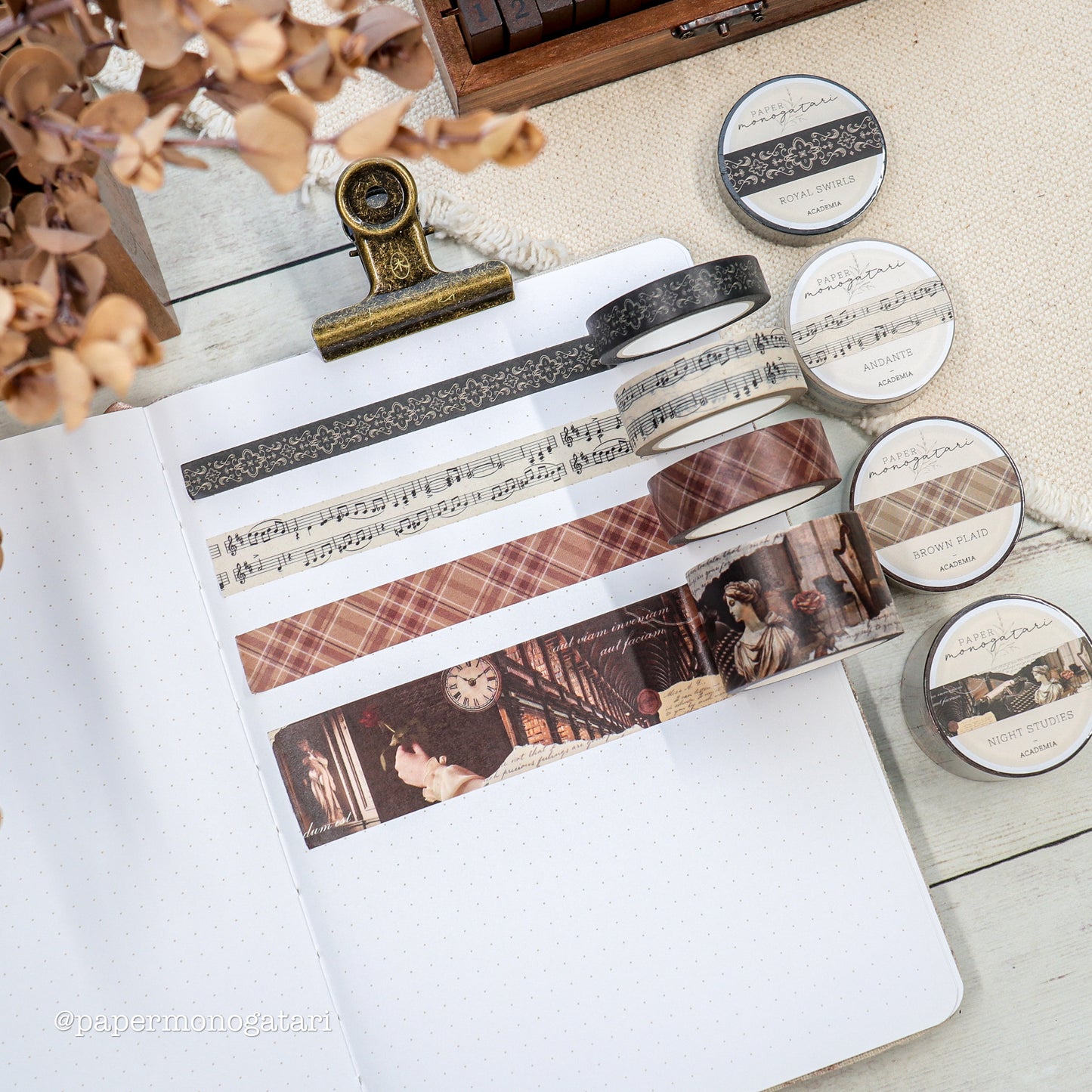 Academia Washi Tape Set