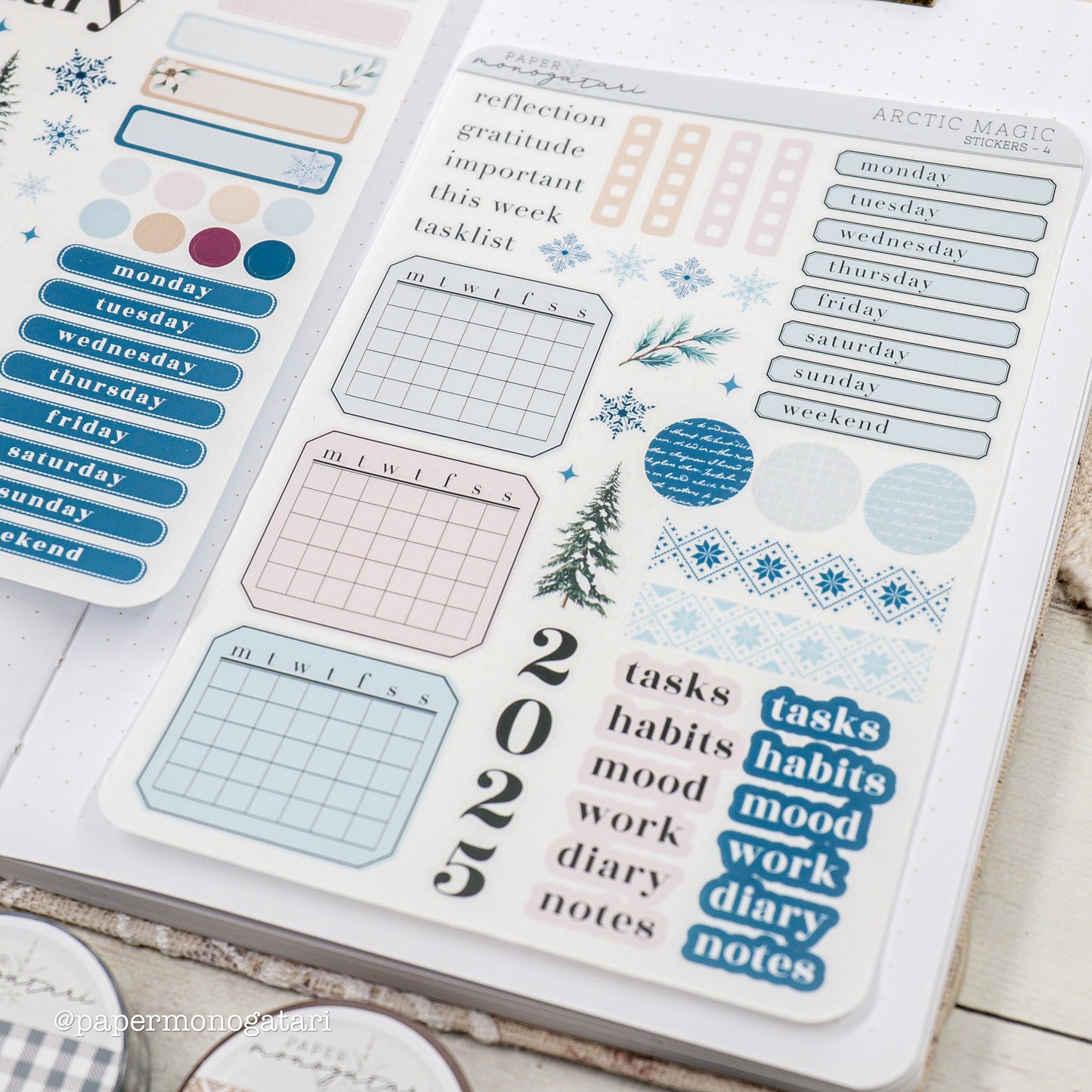 Arctic Magic Clear Sticker Sheets